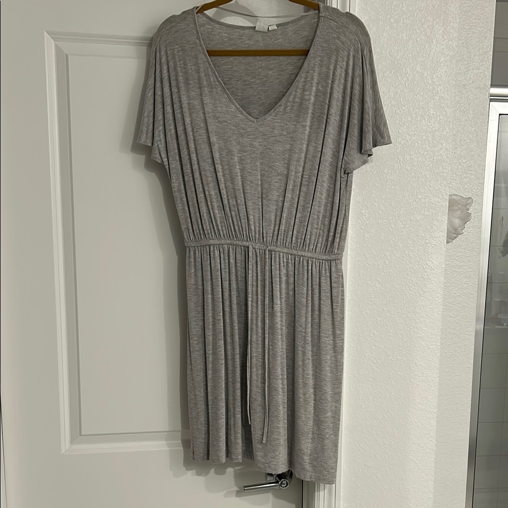 GAP Gray Dolman Sleeve V-Neck Sundress
